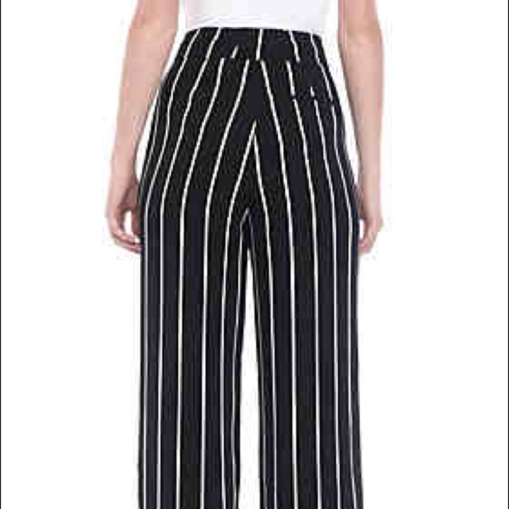 Black and white office pants